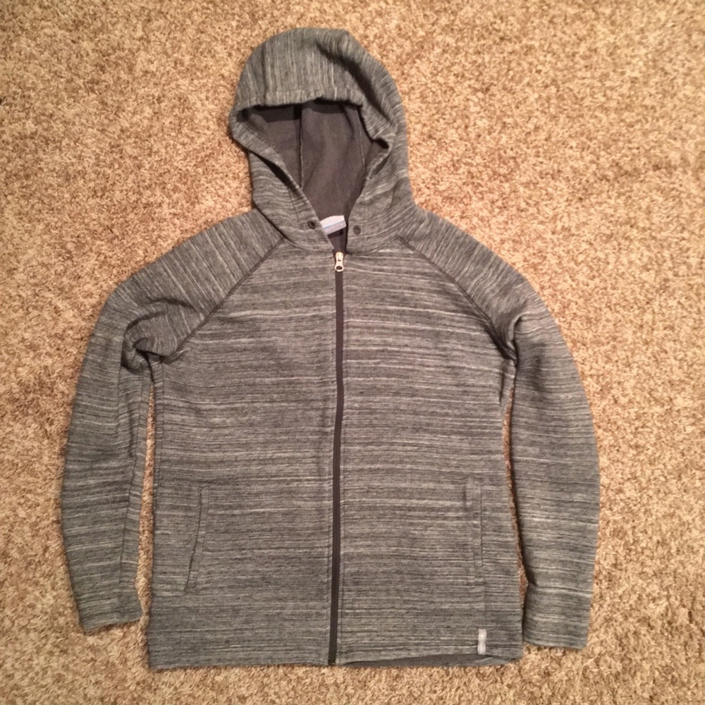 Grey Columbia Zip Up Sweatshirt/Hoodie